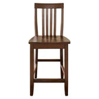 Ensemble de 2 tabourets de bar hauteur comptoir School House 24" en bois massif