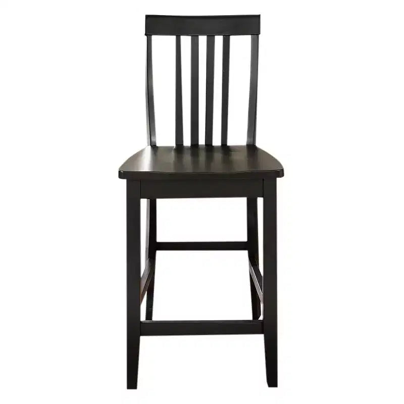 Ensemble de 2 tabourets de bar hauteur comptoir School House 24" en bois massif