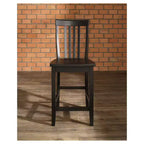 Ensemble de 2 tabourets de bar hauteur comptoir School House 24" en bois massif