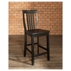 Ensemble de 2 tabourets de bar hauteur comptoir School House 24" en bois massif
