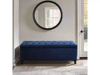 Banc de rangement capitonné