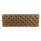 Banc rembourré capitonné classique