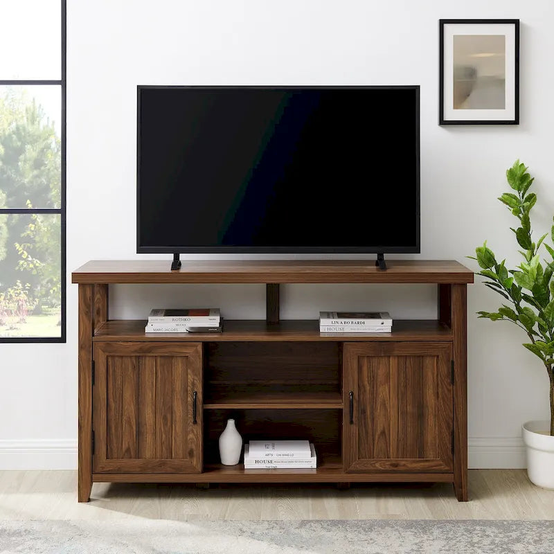 Meuble TV haut Middlebrook 58 po à porte rainurée