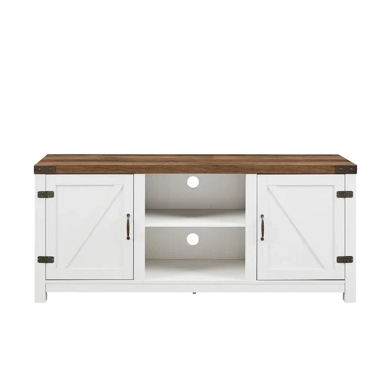 Meuble TV avec porte de grange Middlebrook Firebranch 58 pouces