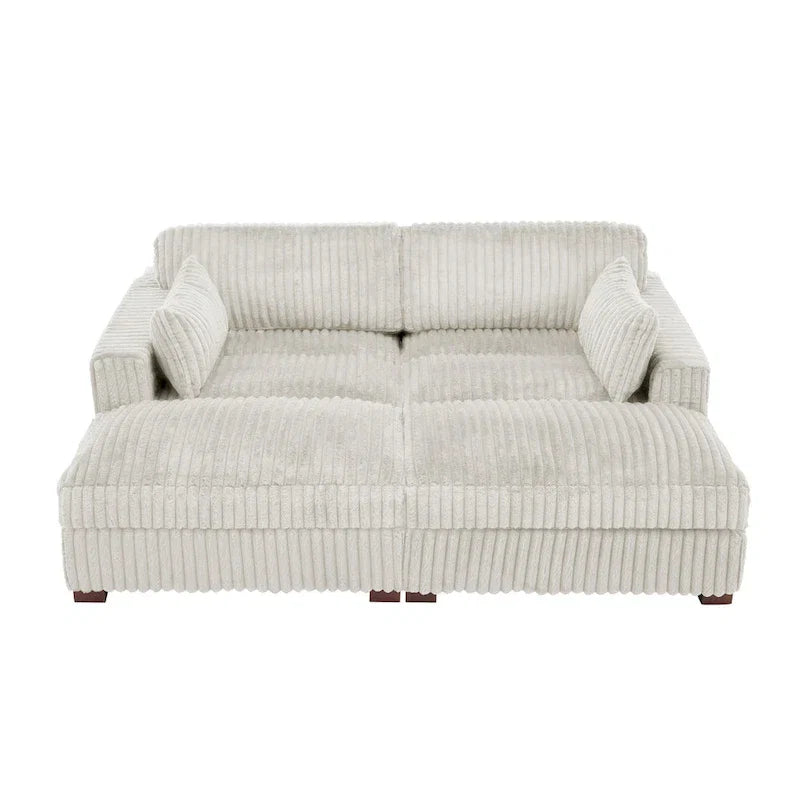 Canapé modulable en tissu pour salon et chambre à coucher
