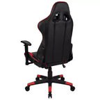 Installation de jeu : fauteuil inclinable avec support lombaire et appui-tête ; bureau avec crochet/porte-gobelet amovible pour casque et support d'écran