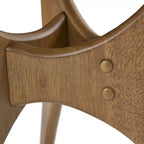 Table d'appoint triangulaire en bois