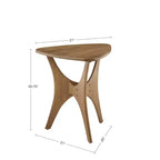 Table d'appoint triangulaire en bois