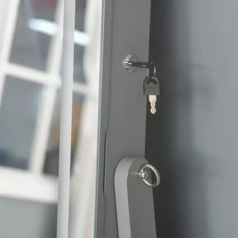 Meuble à bijoux sur pied avec éclairage LED et miroir pleine longueur
