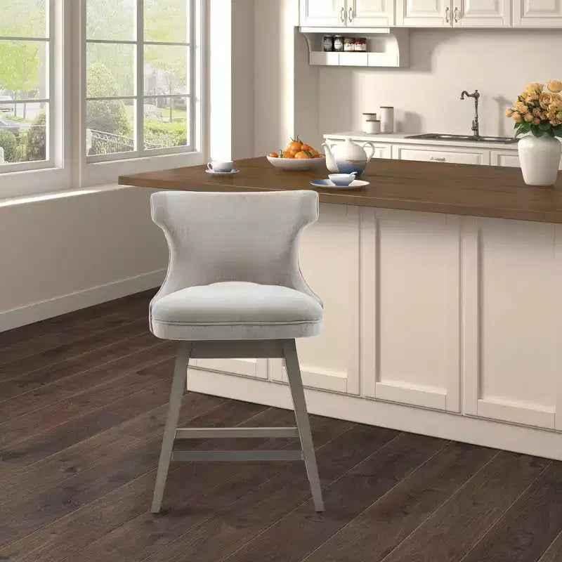 Tabouret de bar pivotant hauteur comptoir 25,75 po