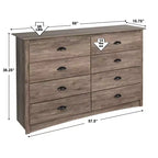 Commode à 8 tiroirs