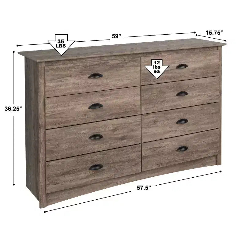 Commode à 8 tiroirs