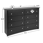 Commode à 8 tiroirs