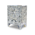 Meuble d'appoint incrusté d'os Firoz de Steve Silver