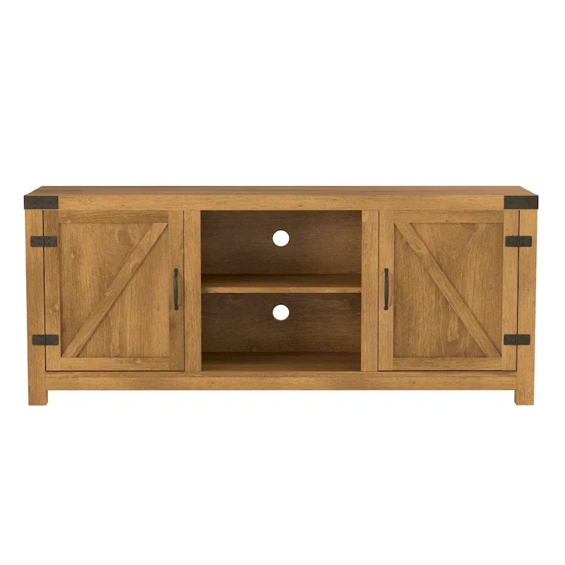 Meuble TV avec porte de grange Middlebrook Firebranch 58 pouces