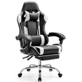 Chaise de bureau de jeu pivotante en cuir PU