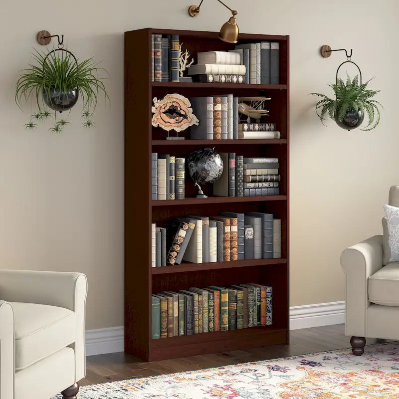 Bibliothèque haute à 5 étagères Universal de Bush Furniture