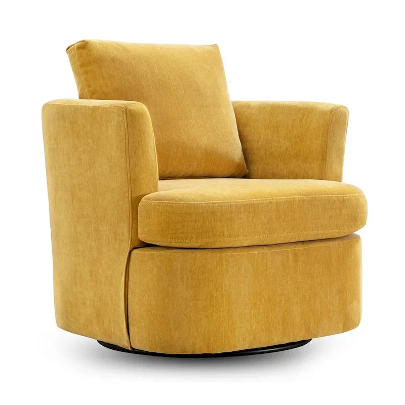 Fauteuils pivotants modernes Chenille pour salon