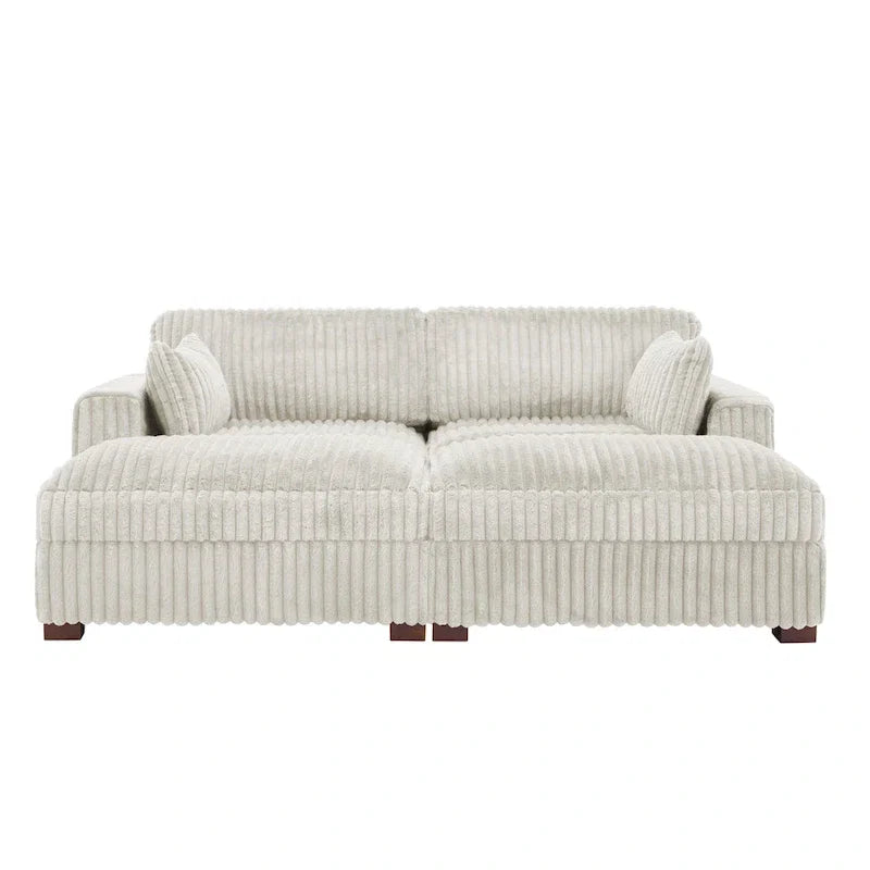 Canapé modulable en tissu pour salon et chambre à coucher