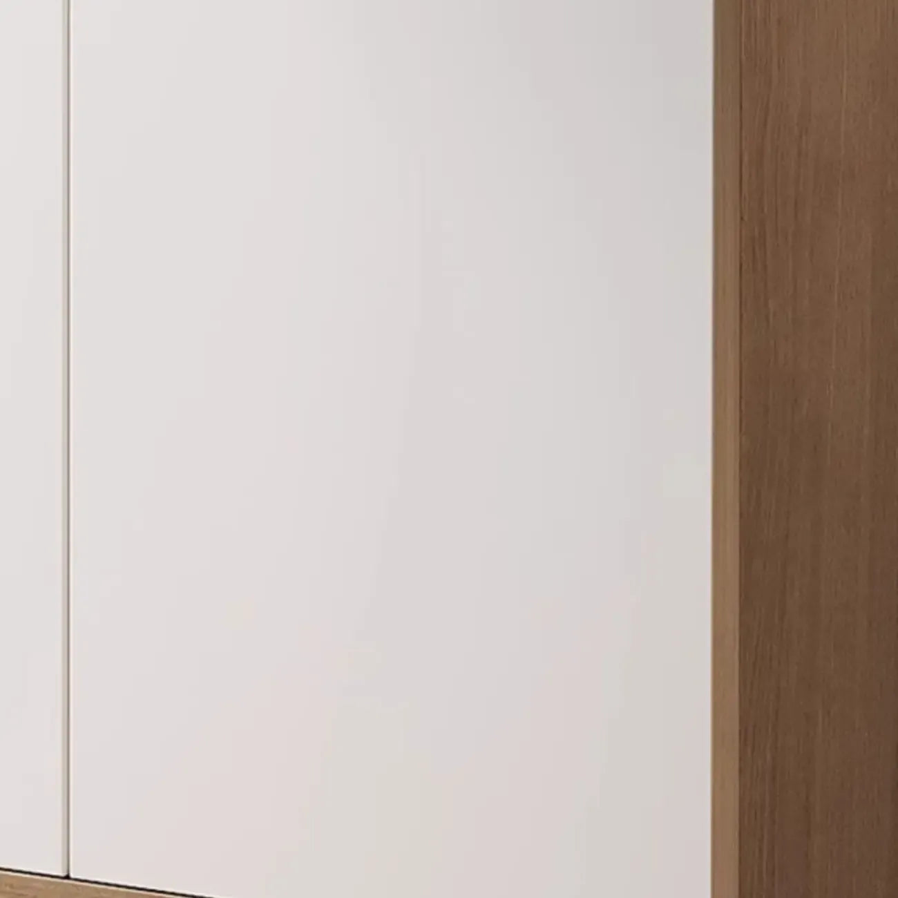 Buffet vaisselier en bois et verre avec partie haute
