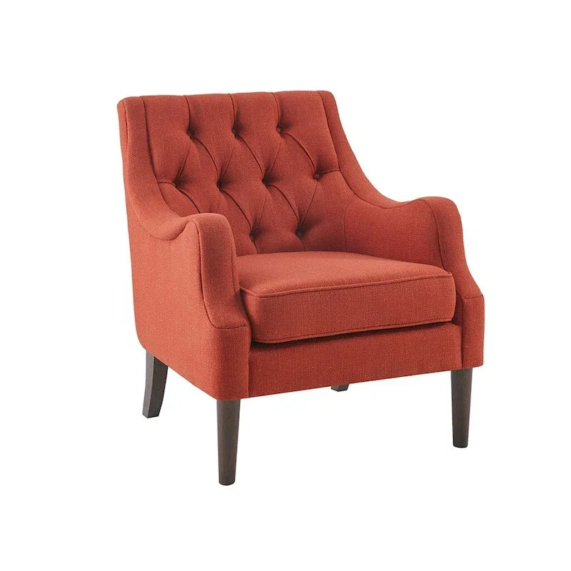Fauteuil d'appoint capitonné moderne