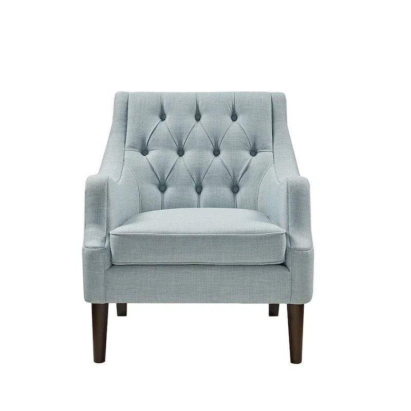 Fauteuil d'appoint capitonné moderne